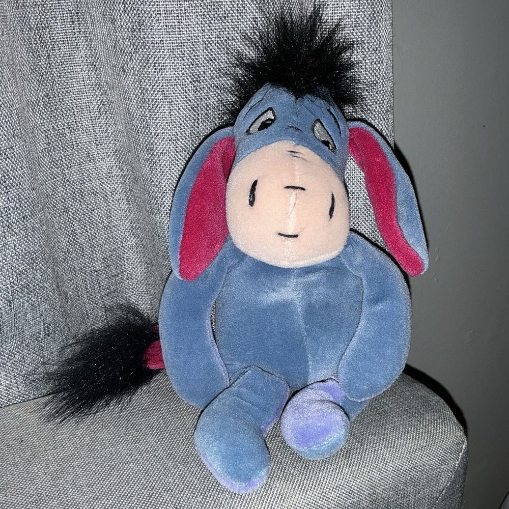 Plush Eeyore Toy from Disney's Winnie the Pooh Vintage 90s